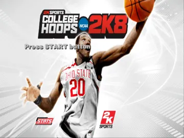 College Hoops 2K8 screen shot title